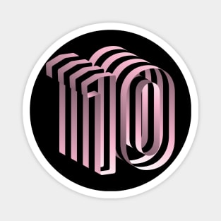 Jersey 10 - all pink version Magnet